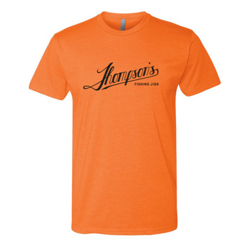Thompson's Fishing Jigs - Orange Logo T-Shirt